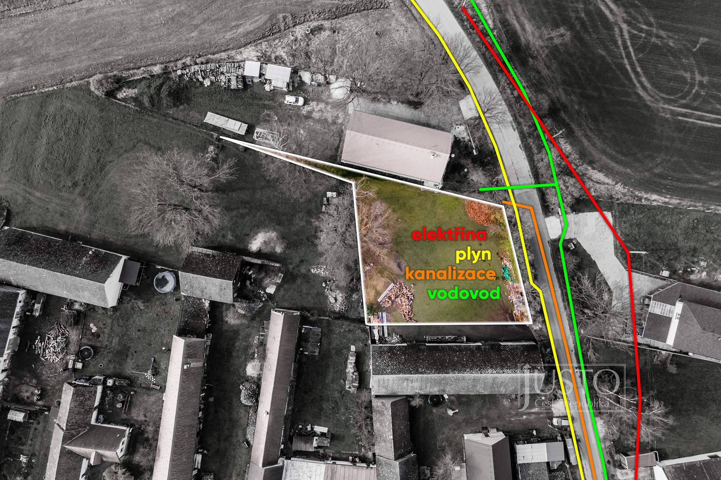 Prodej komerčního pozemku, 1 135 m² Veselí nad Lužnicí (okres Tábor), Horusice, obrázek 3