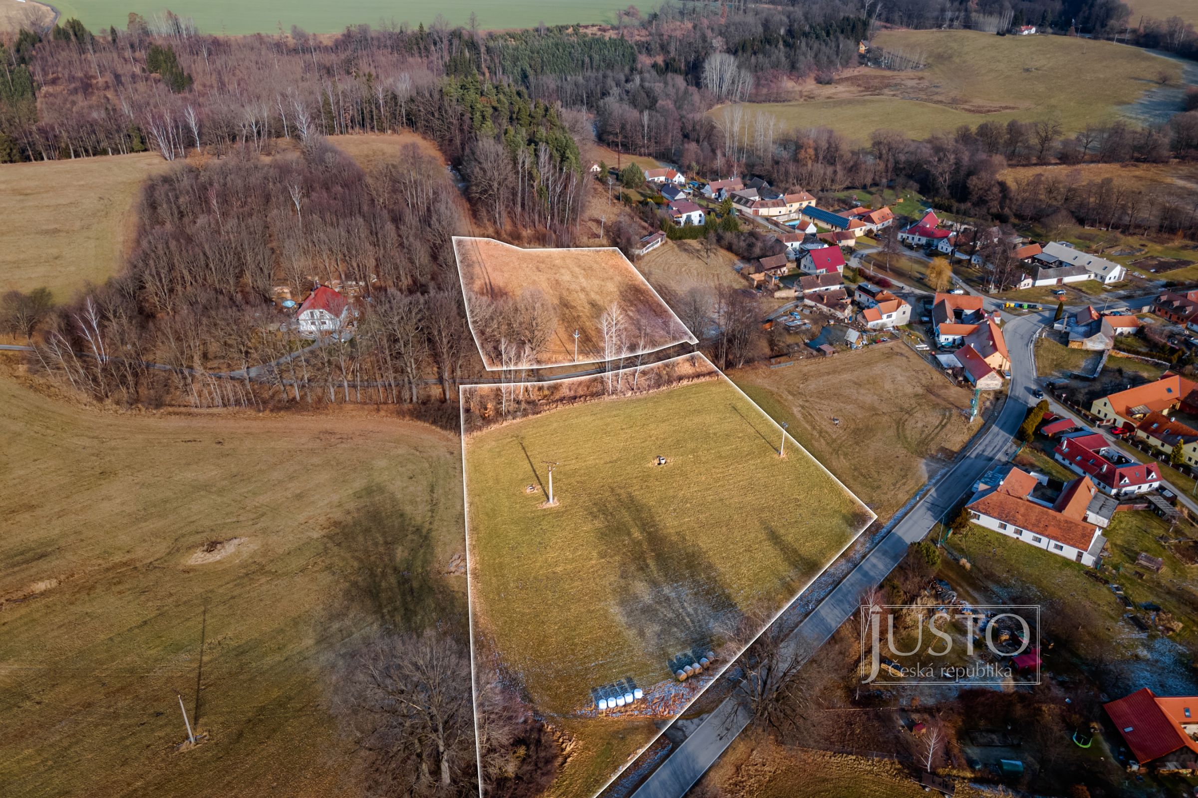Prodej stavební parcely, 5 707 m² Komařice (okres České Budějovice), Pašinovice, obrázek 1