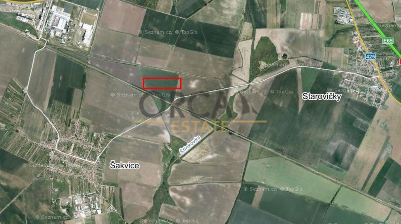 Prodej zemědělské půdy, 1 027 m² Šakvice (okres Břeclav), obrázek 1
