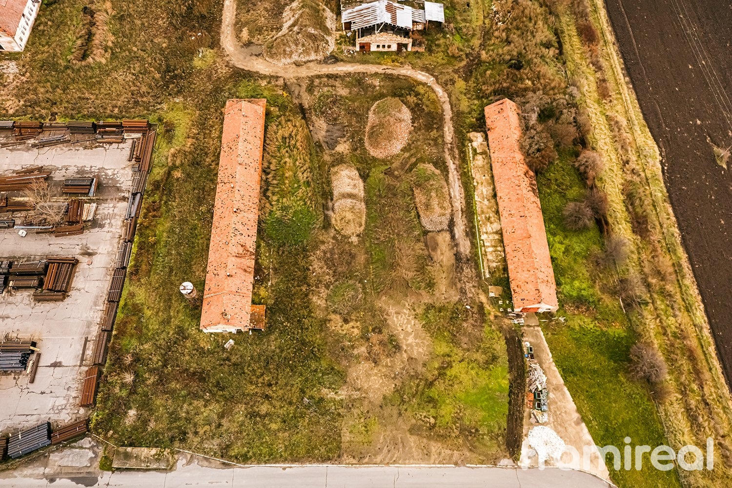 jižní část pozemku