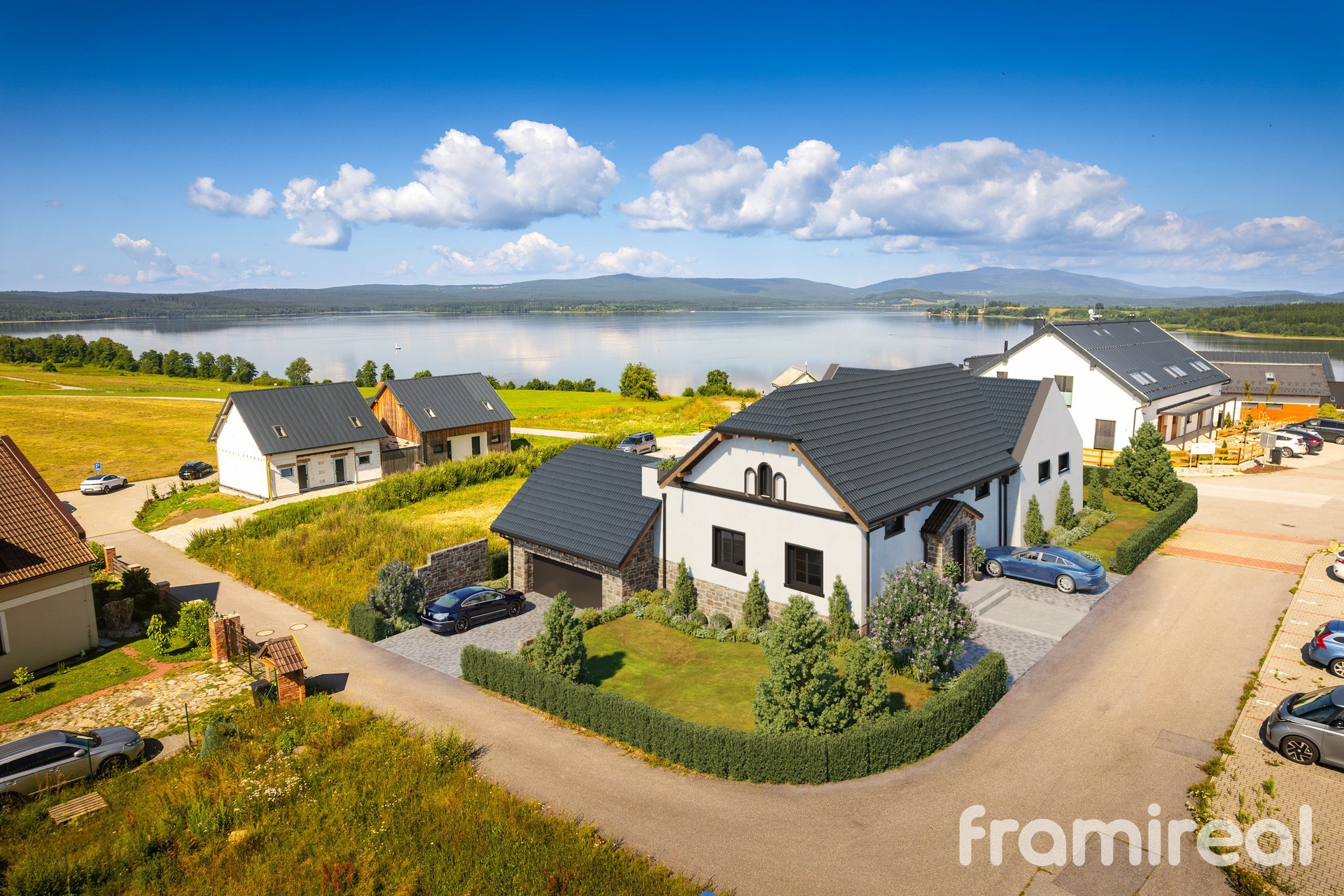 vizualizace domu s vydaným stavebním povolením