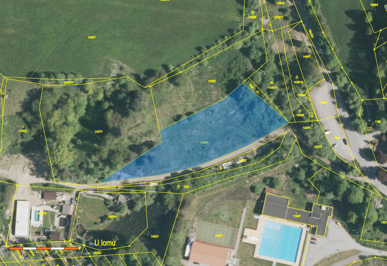 Prodej komerčního pozemku, 11 668 m² Větřní (okres Český Krumlov), U Lomu, obrázek 2