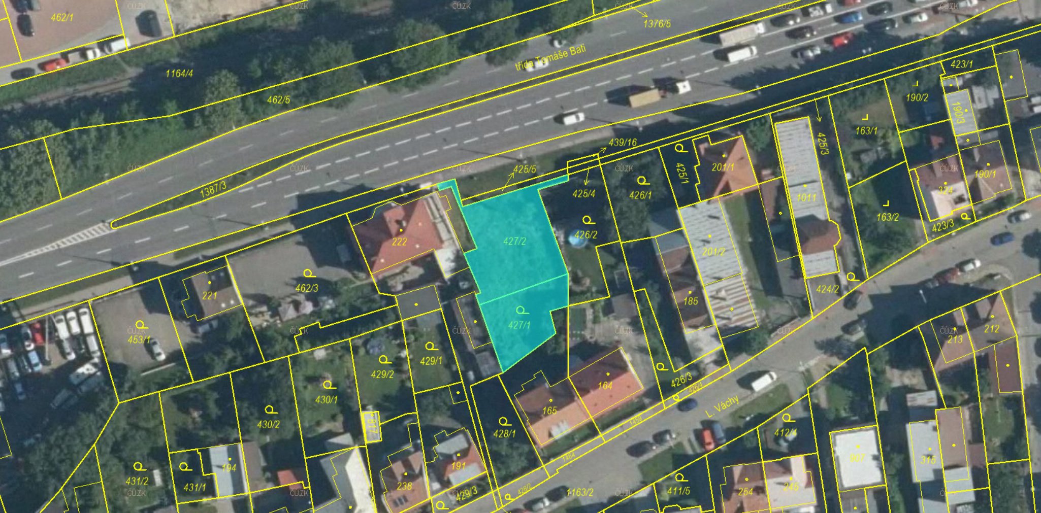 Prodej komerčního pozemku, 579 m² Zlín, třída Tomáše Bati, obrázek 3