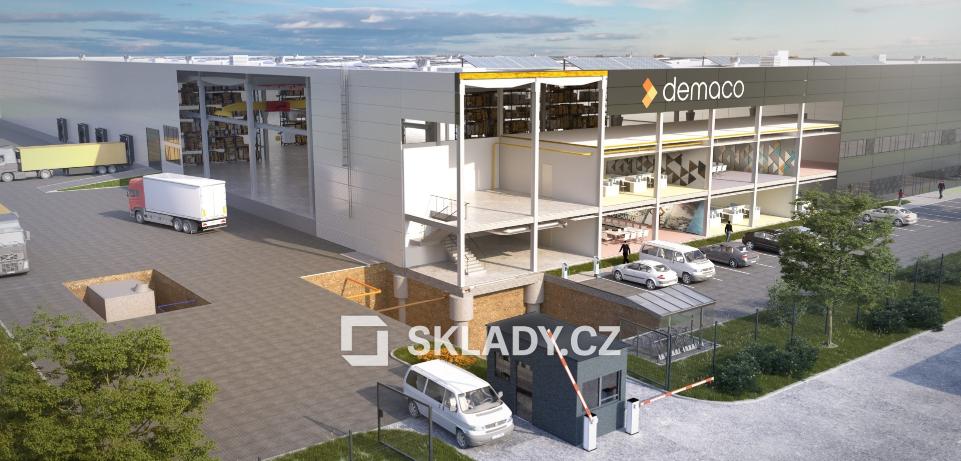 hala 18 000 m2 - Kvasiny