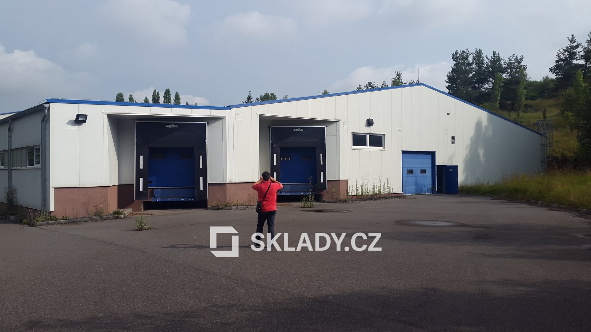 Sklad - zadní pohled