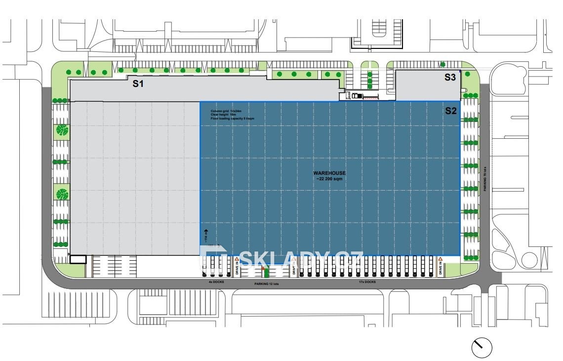 layout- Říčany 22.200 m2