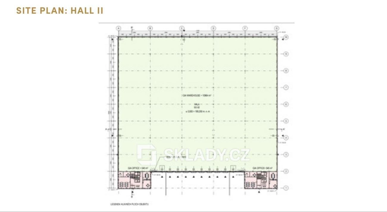 layout hala 2 - Lužec nad Vltavou