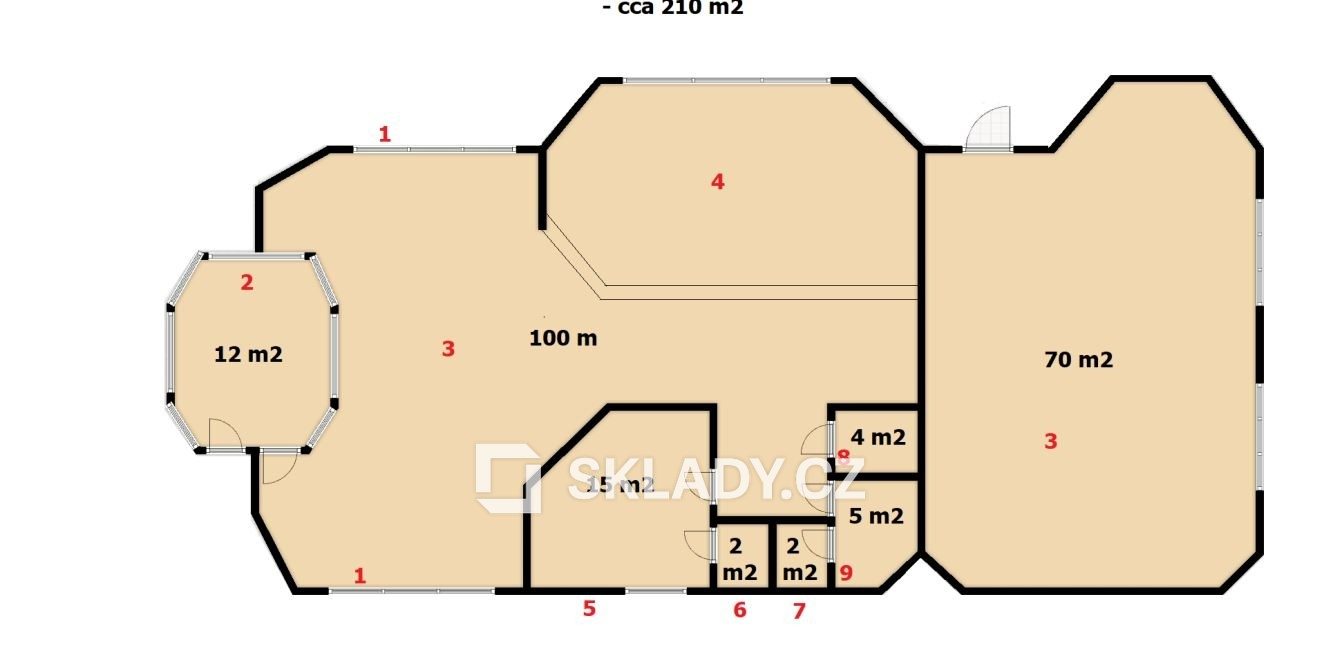 layout 210 m2