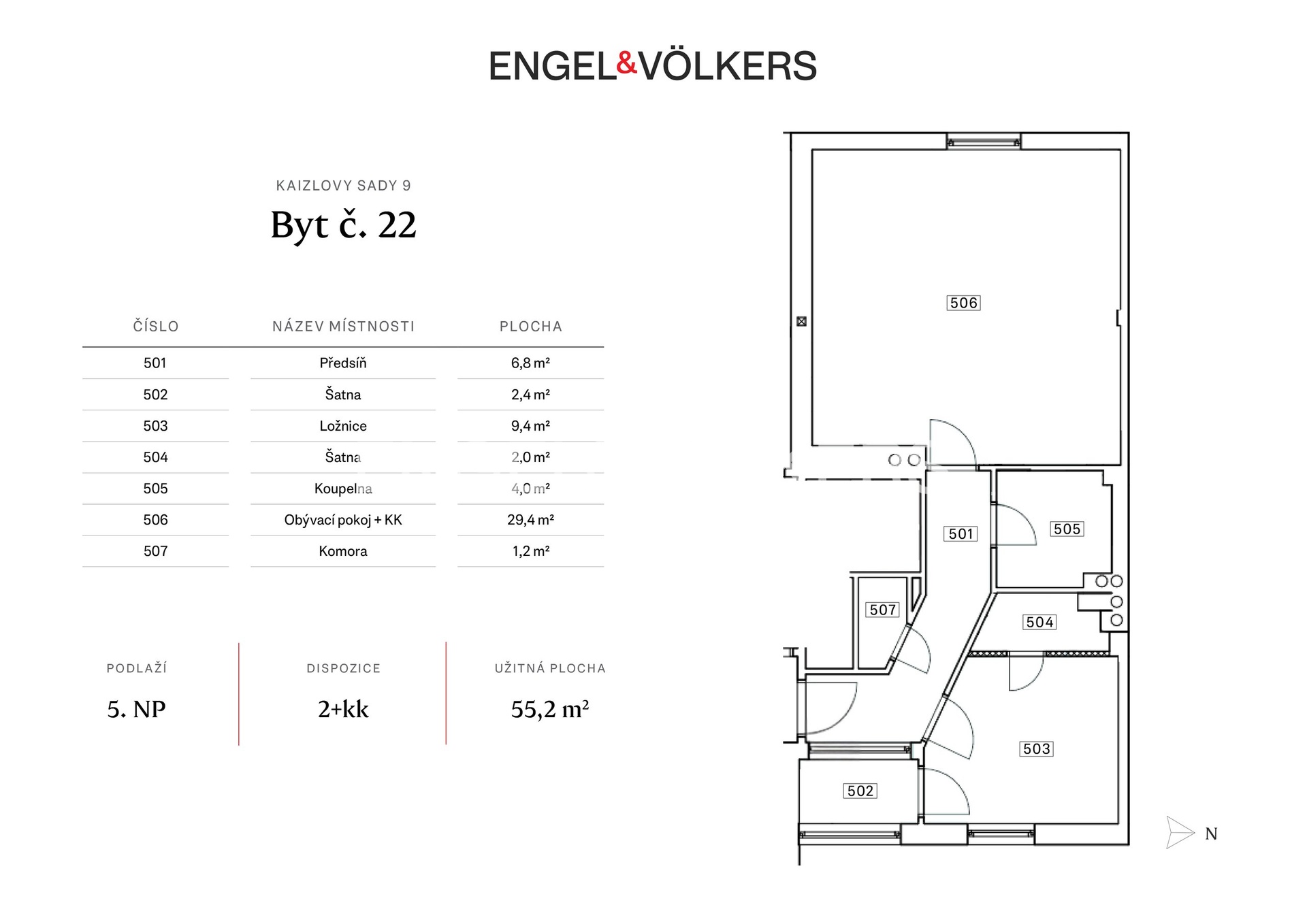 Kaizlovy sady_byt 22