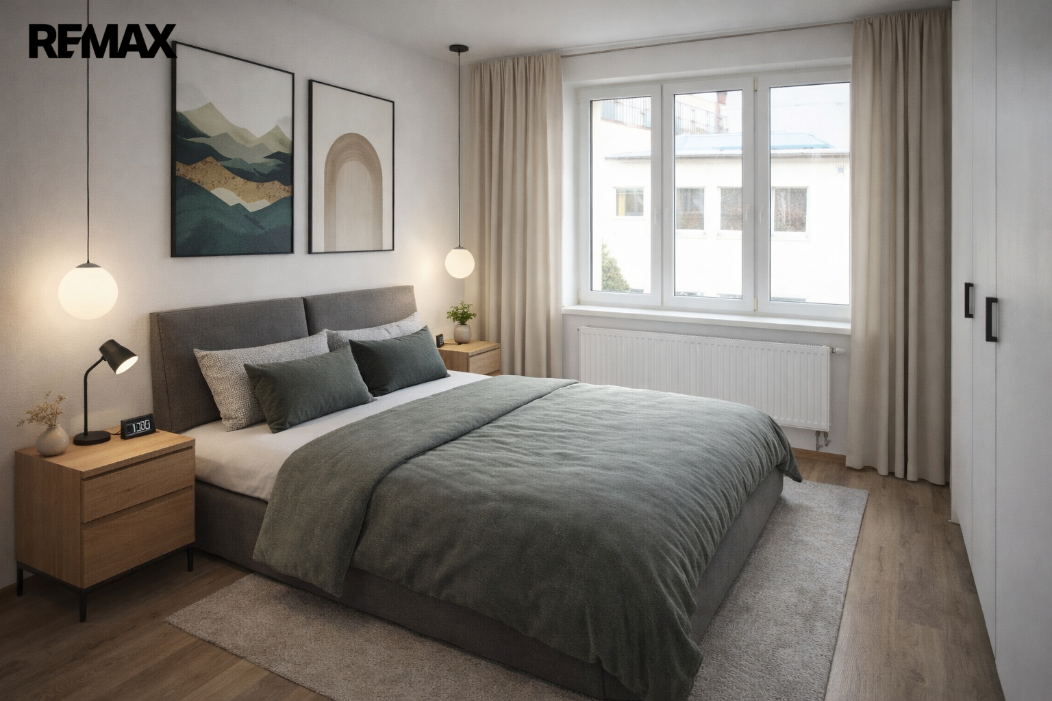 vizualizace ložnice