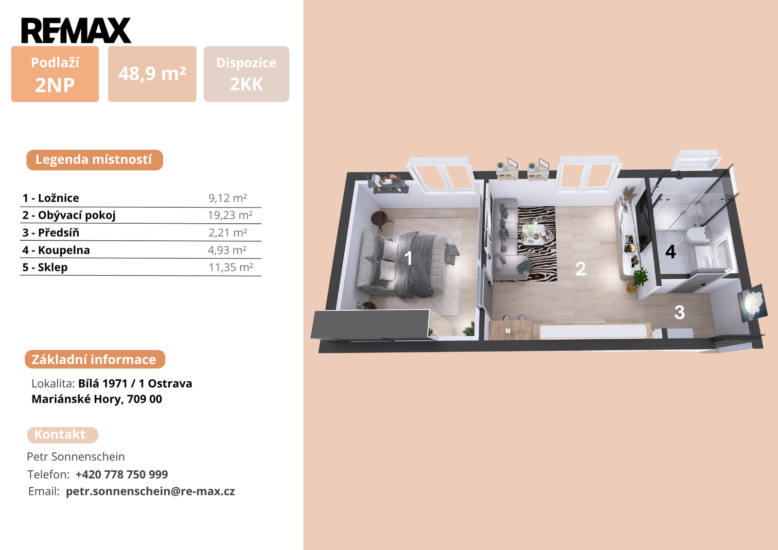 Petr Sonnenschein | +420 778 750 999 | REMAX Centr