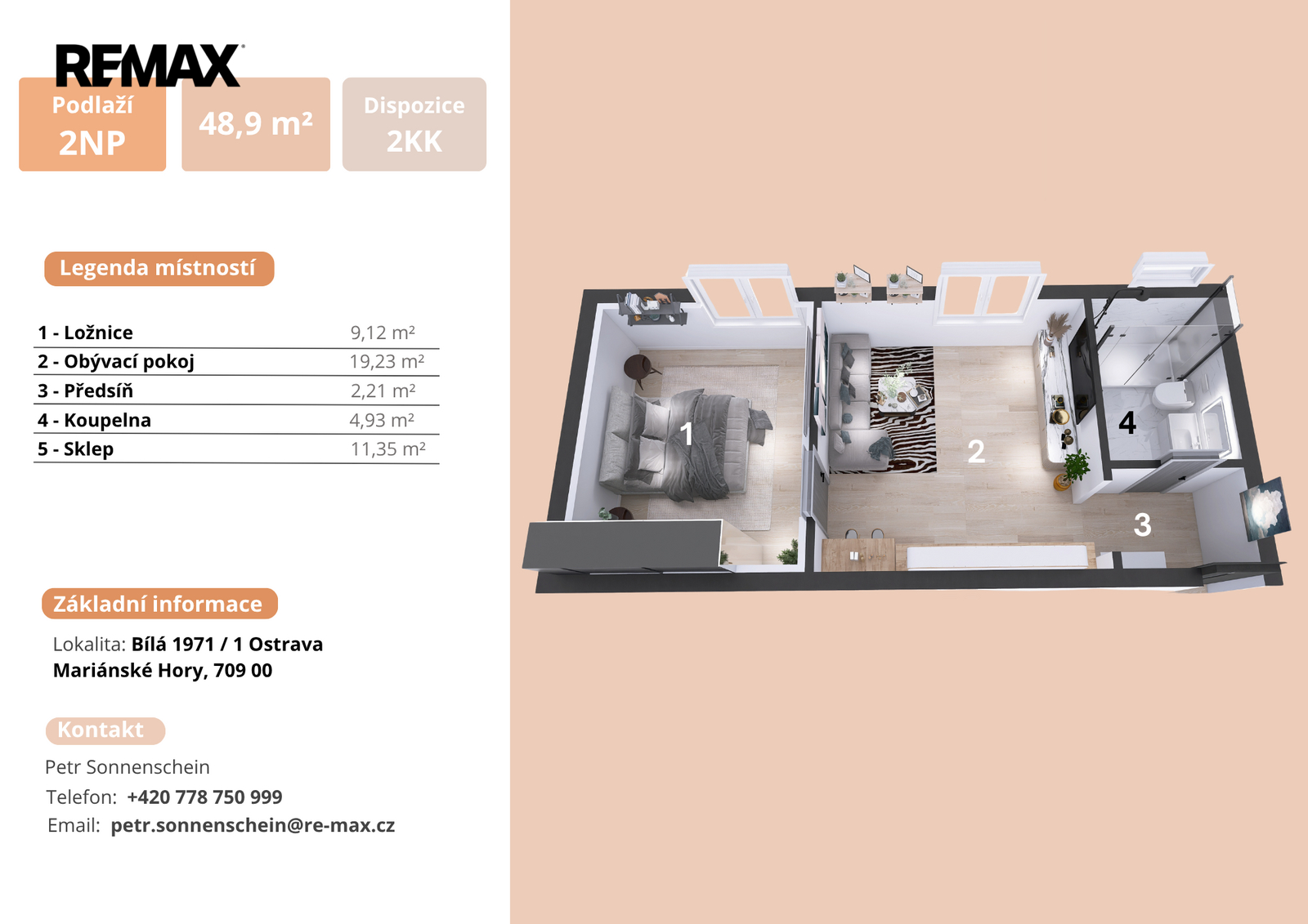 Petr Sonnenschein | +420 778 750 999 | REMAX Centrum