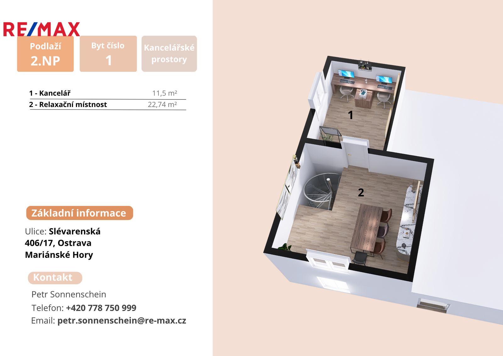 Slévarenská | Sonnennschein| RE/MAX Centrum| +420 