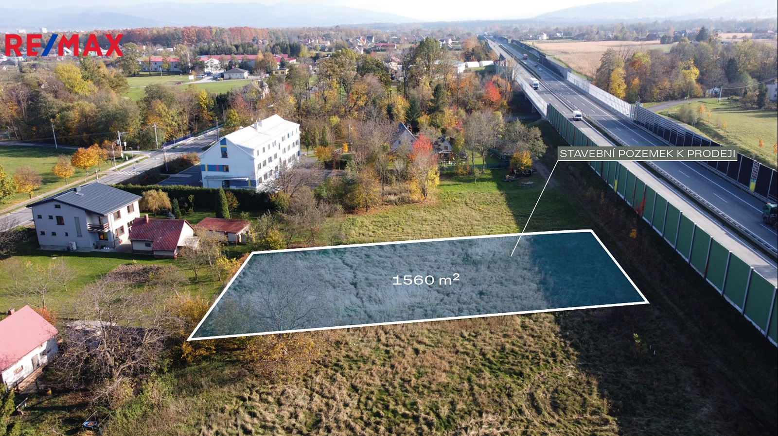 pozemek nebory od vychodu