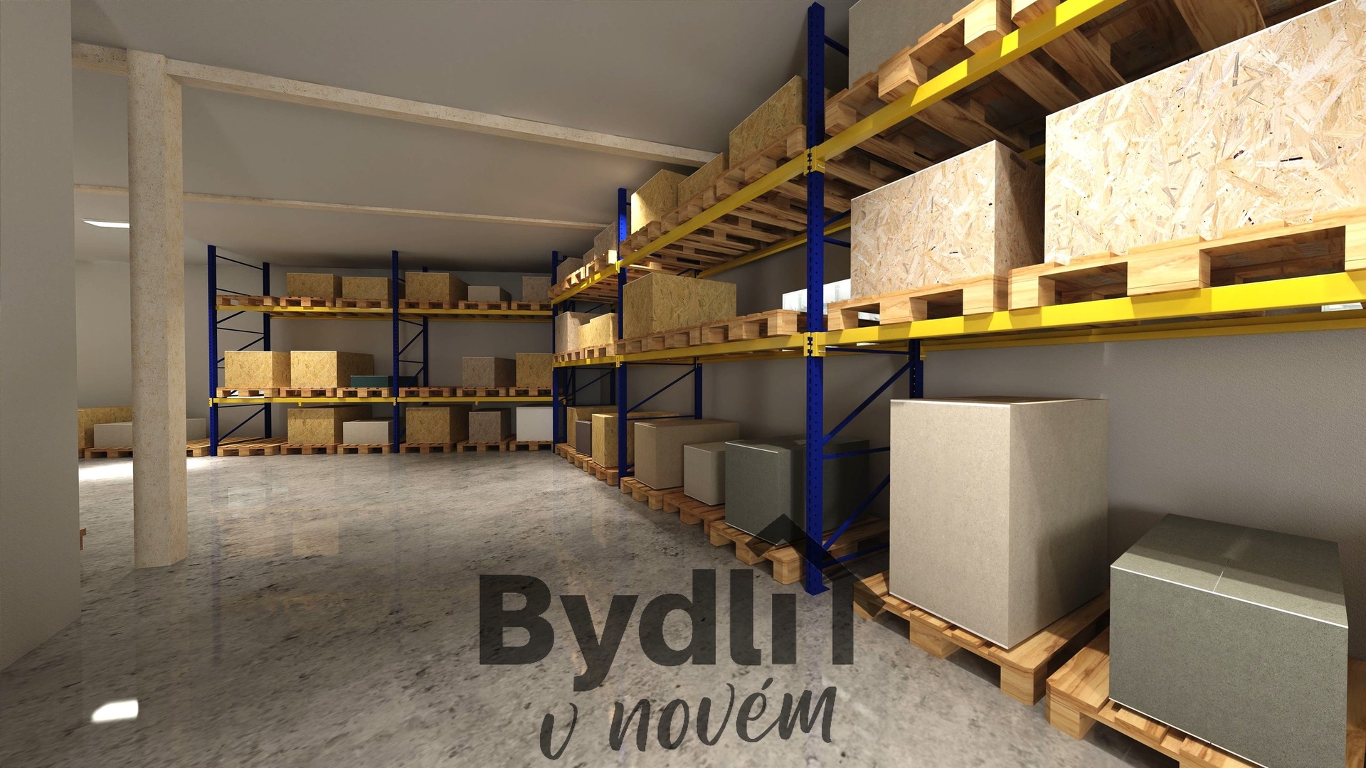 Vizualizace_ sklad 1_paletový systém