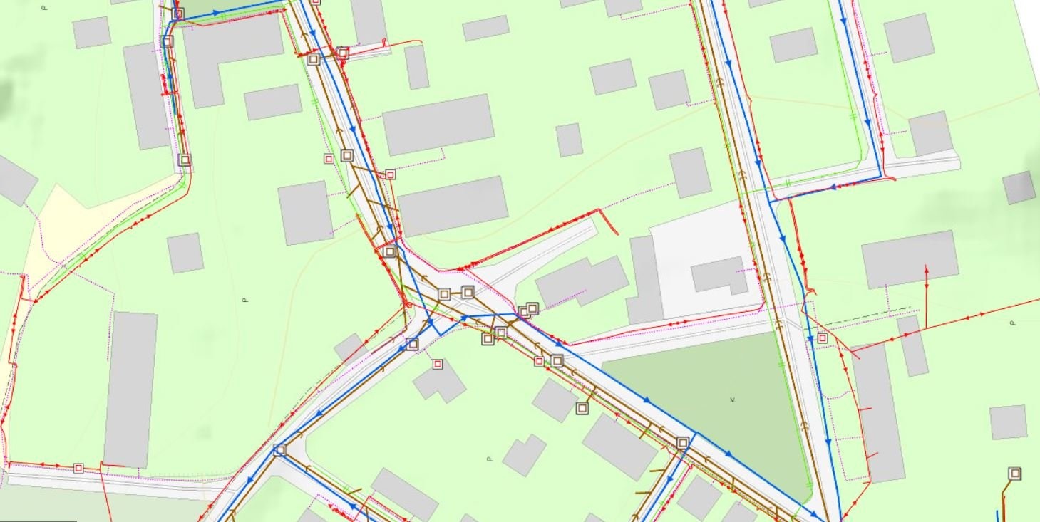 Mapa inženýrských sítí
