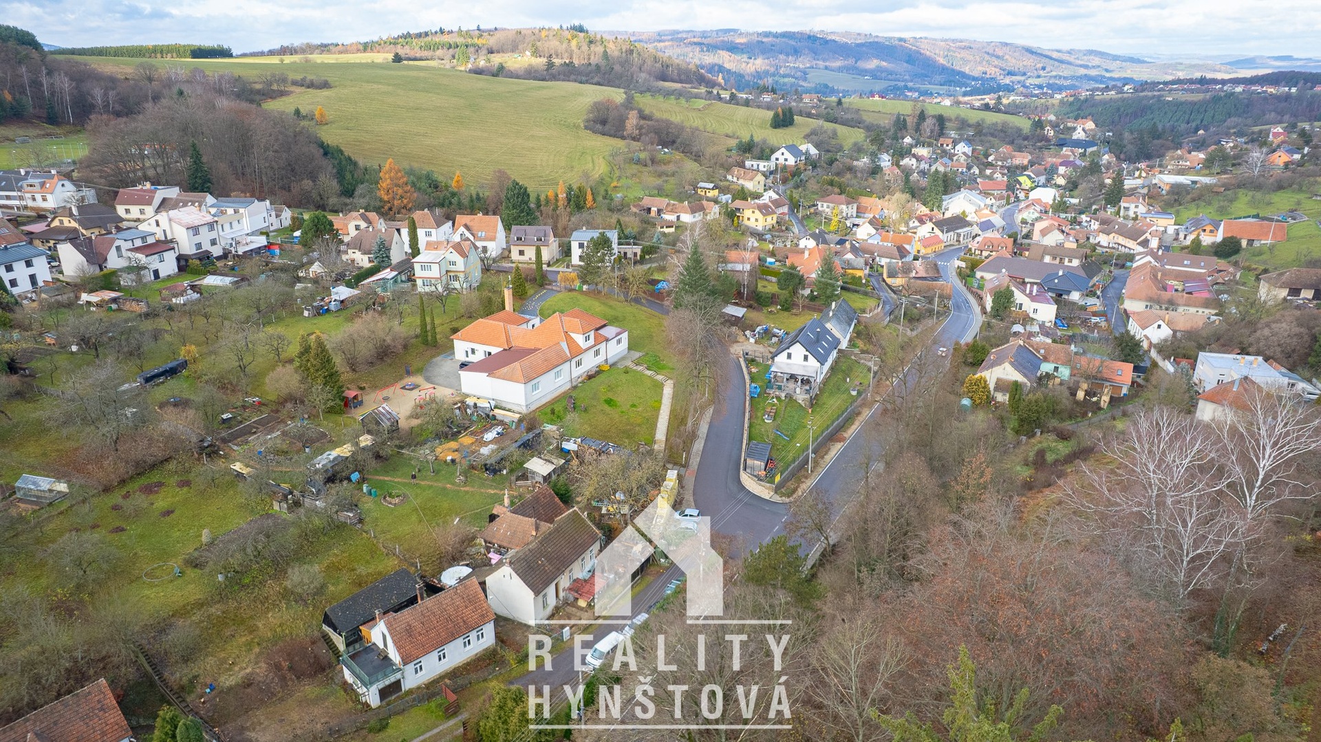 Pohled na školku v Olomučanech