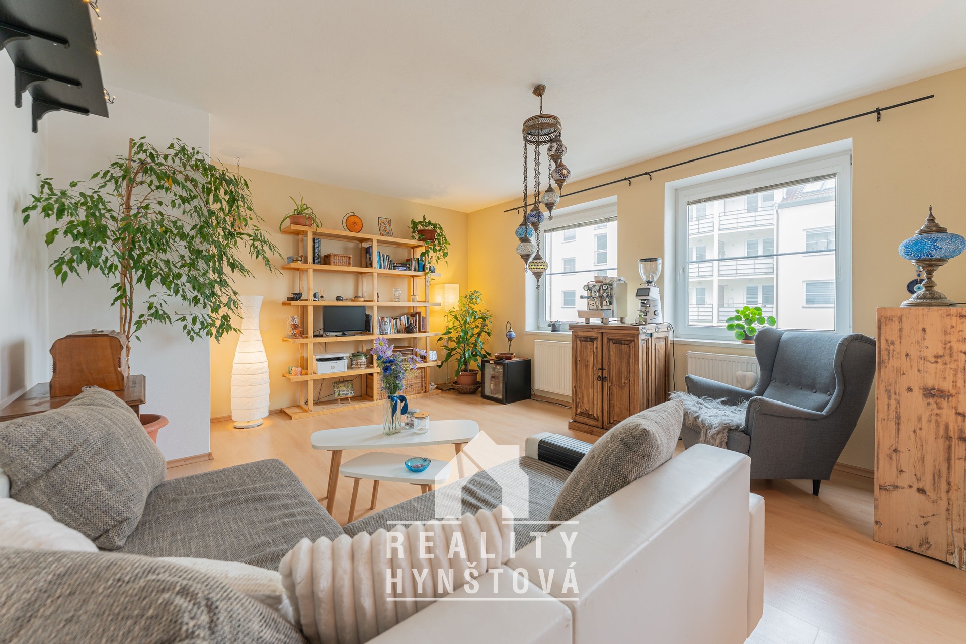 Obývací pokoj - byt 3+kk, Na Pískách Blansko