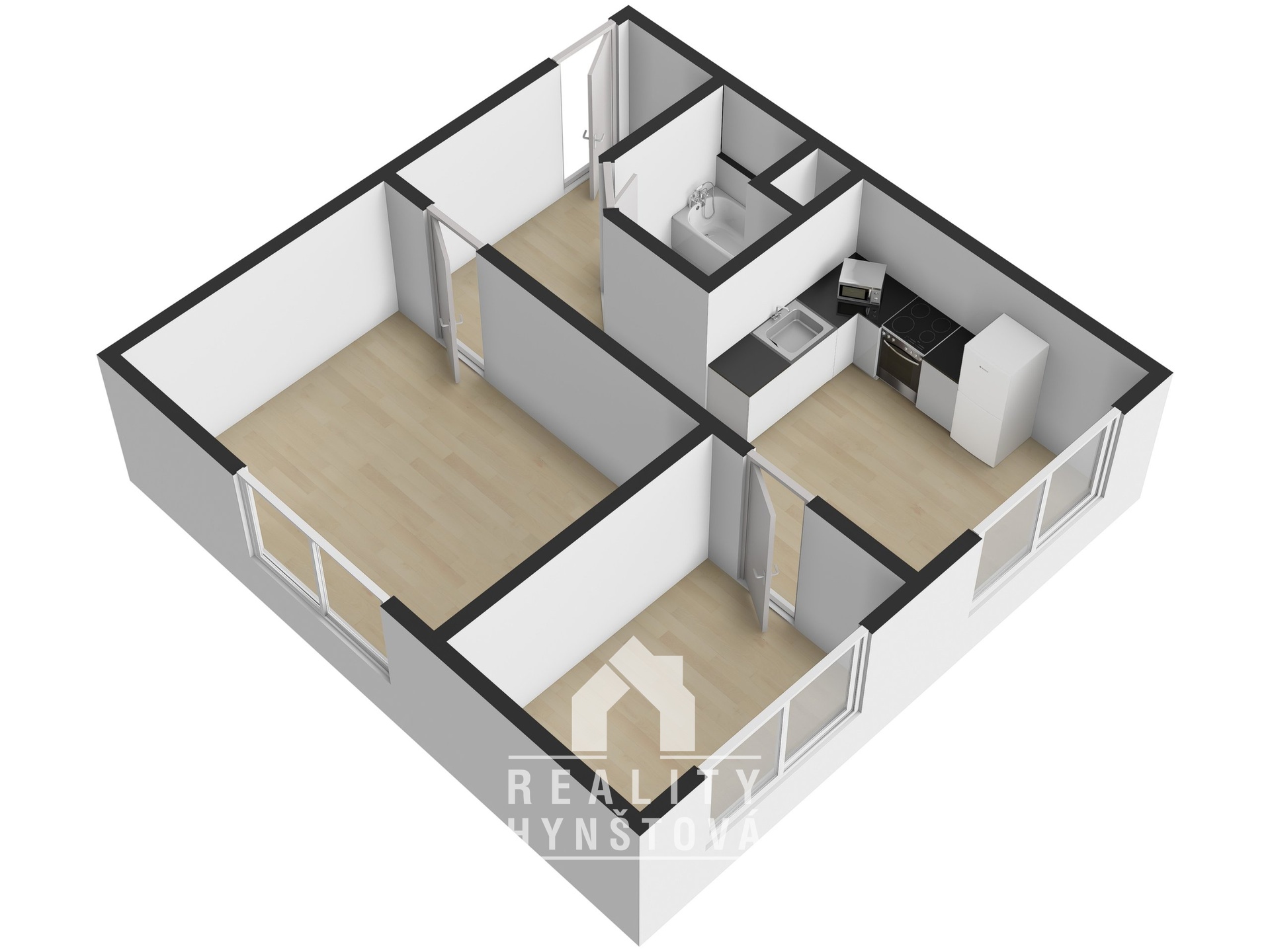 Byt 2+1 Okruz?ni?, Blansko 3Db