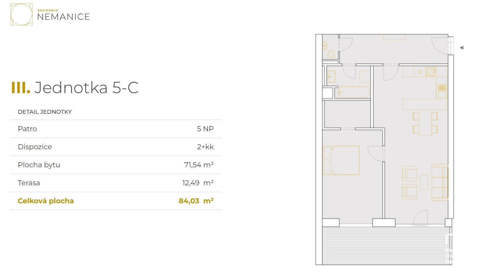 Prodej bytu - České Budějovice - Nemanice