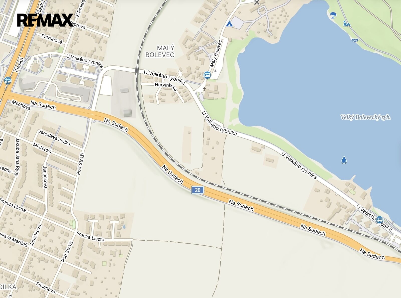 mapa umístění