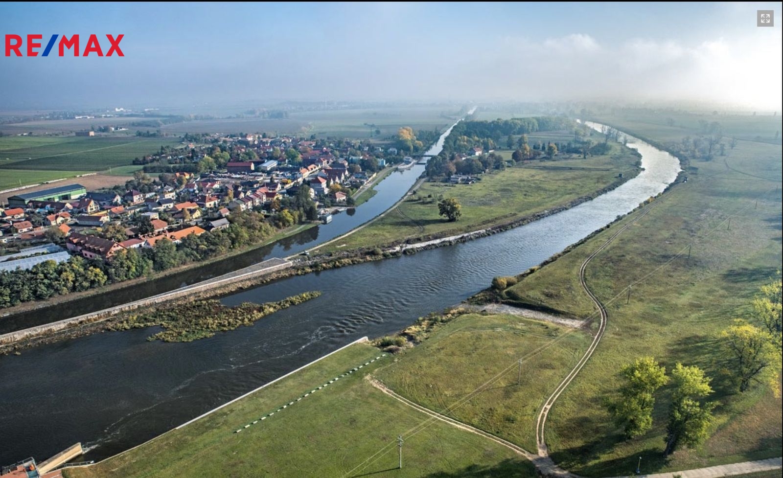 pohled na Vraňany