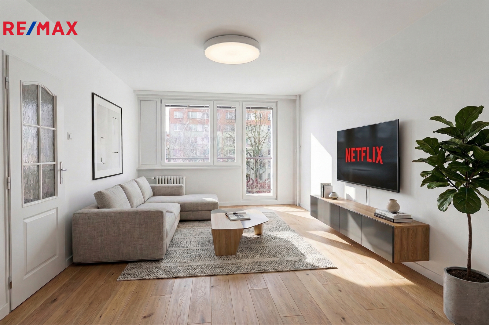 Vizualizace: obývací pokoj