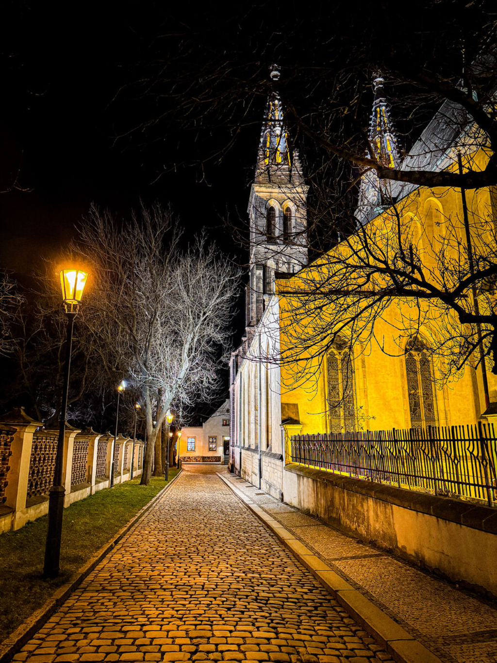 Noční Vyšehrad