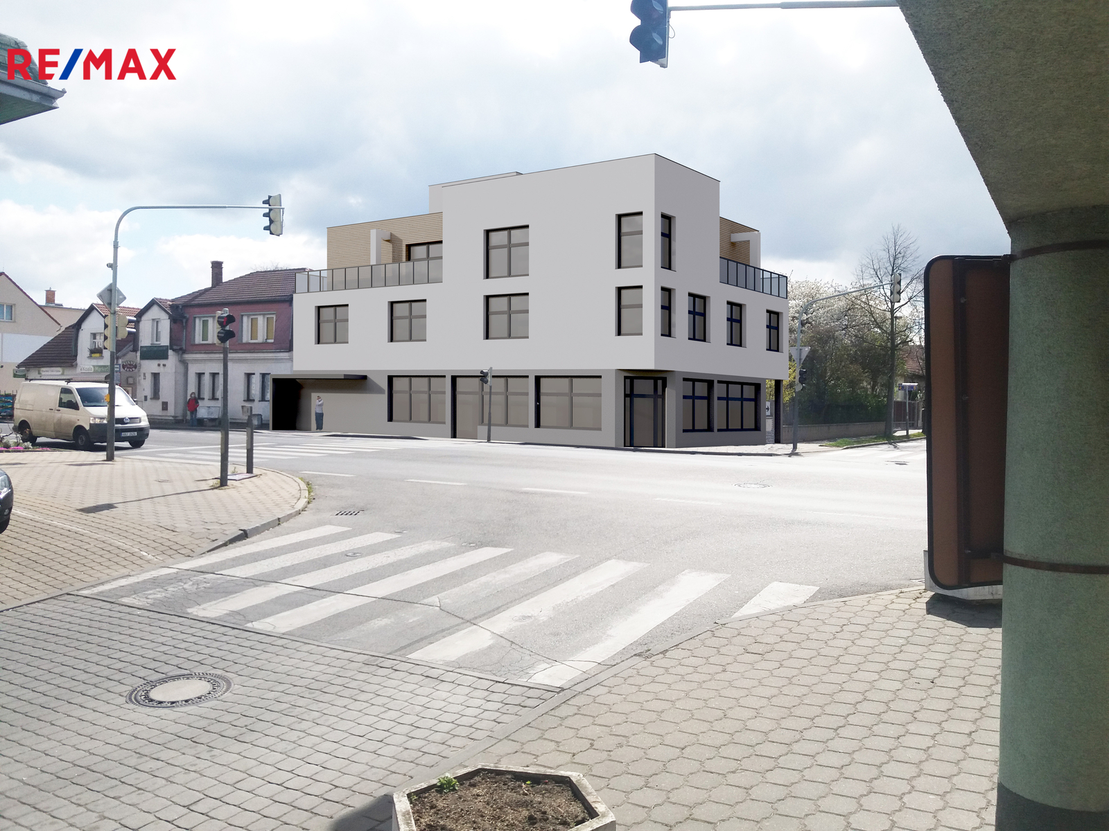 pohled na dům - vizualizace