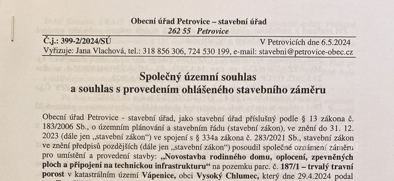 Prodej stavební parcely Vysoký Chlumec 3 499 000 Kč, foto 16