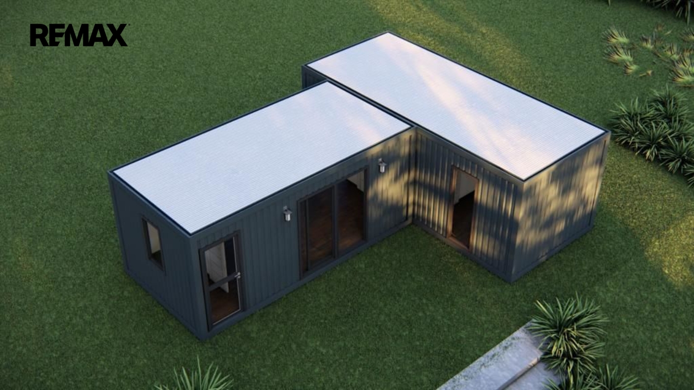 Modulární dům o obytné ploše 39 m2 do tvaru 