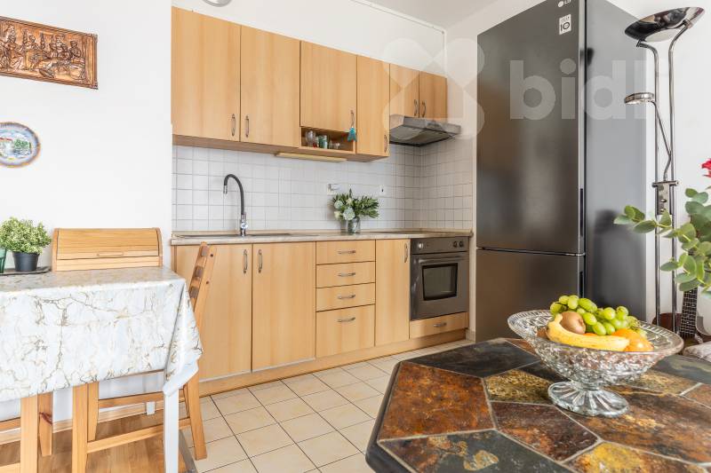 Světlá garsonka s balkonem u Hostivařského lesopar