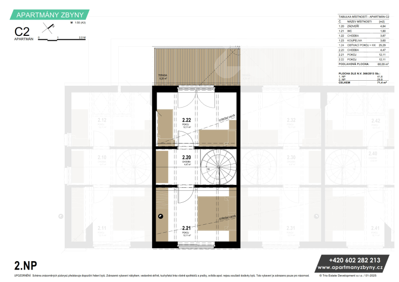 Apartmán C2 - 2.NP