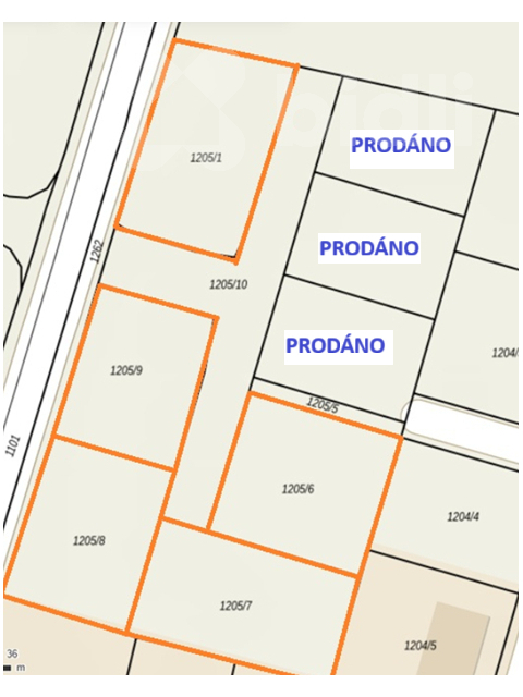 Katastrální mapa