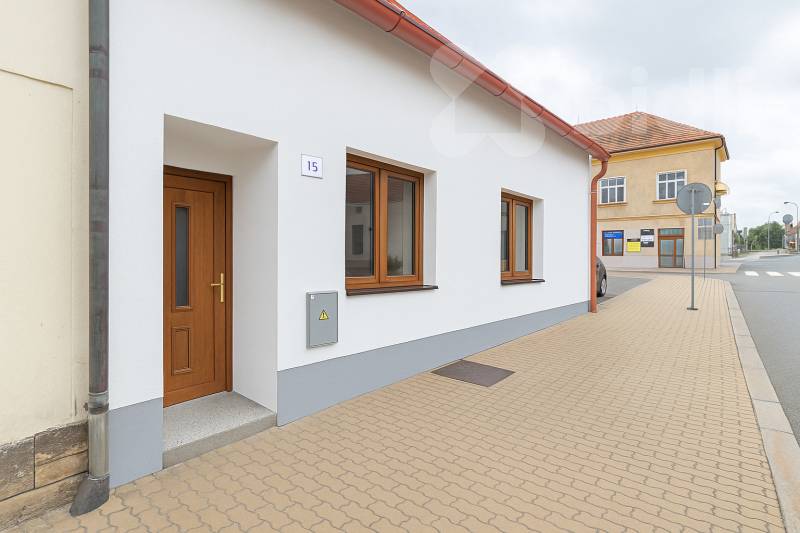 Vizualizace přední strany domu