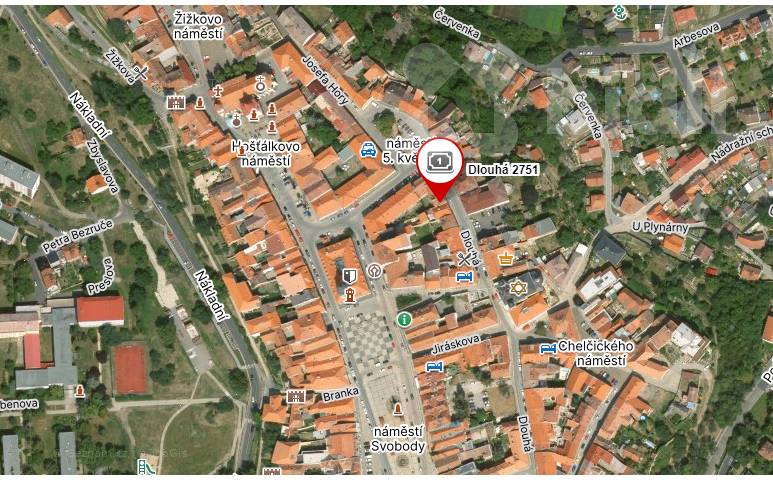 Mapa okolí