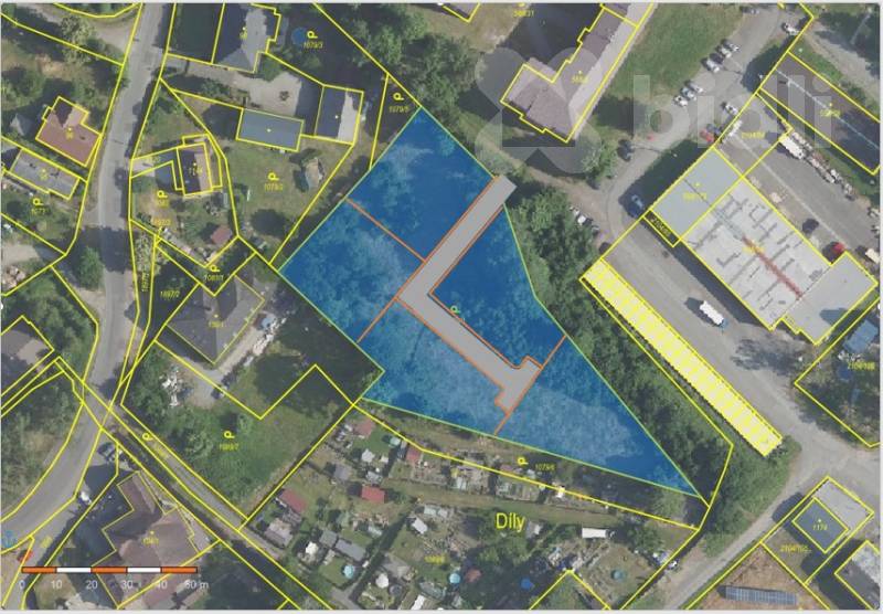 Studie dělení pozemku Strašice
