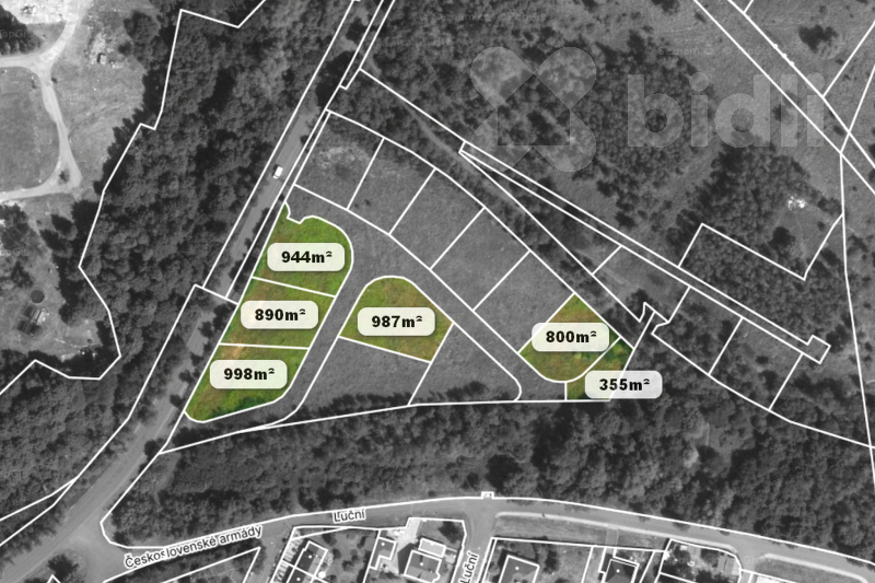 Prodej pozemku k bydlení, 998 m2, Mariánské Radčice