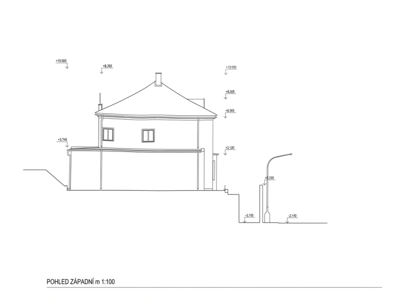 Vila Pod Svahem k reko