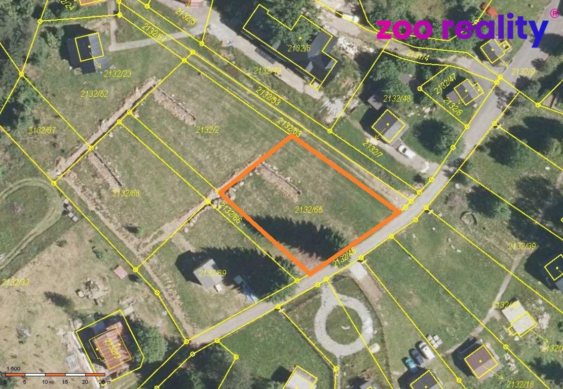 Prodej stavební parcely, 761 m² Vimperk (okres Prachatice), obrázek 1