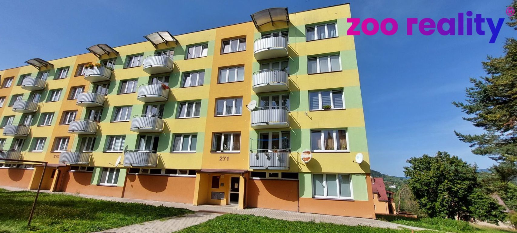 Prodej bytu 1+1, 36 m² Větřní (okres Český Krumlov), Na Vyhlídce, obrázek 1