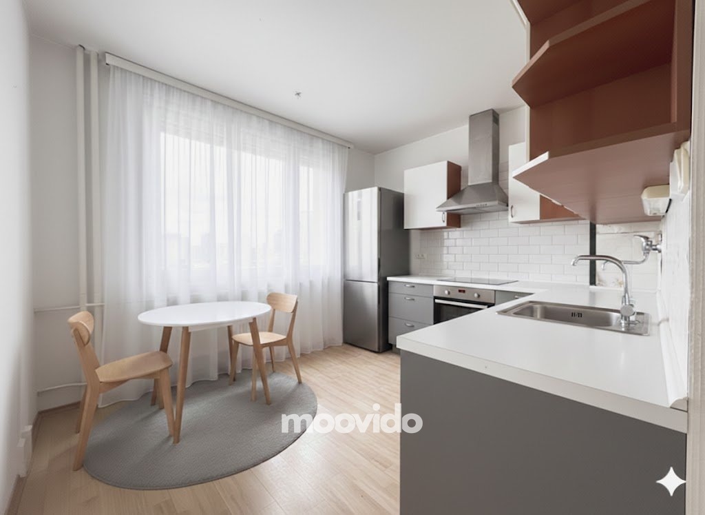 kuchyň pohled z okna vizualizace