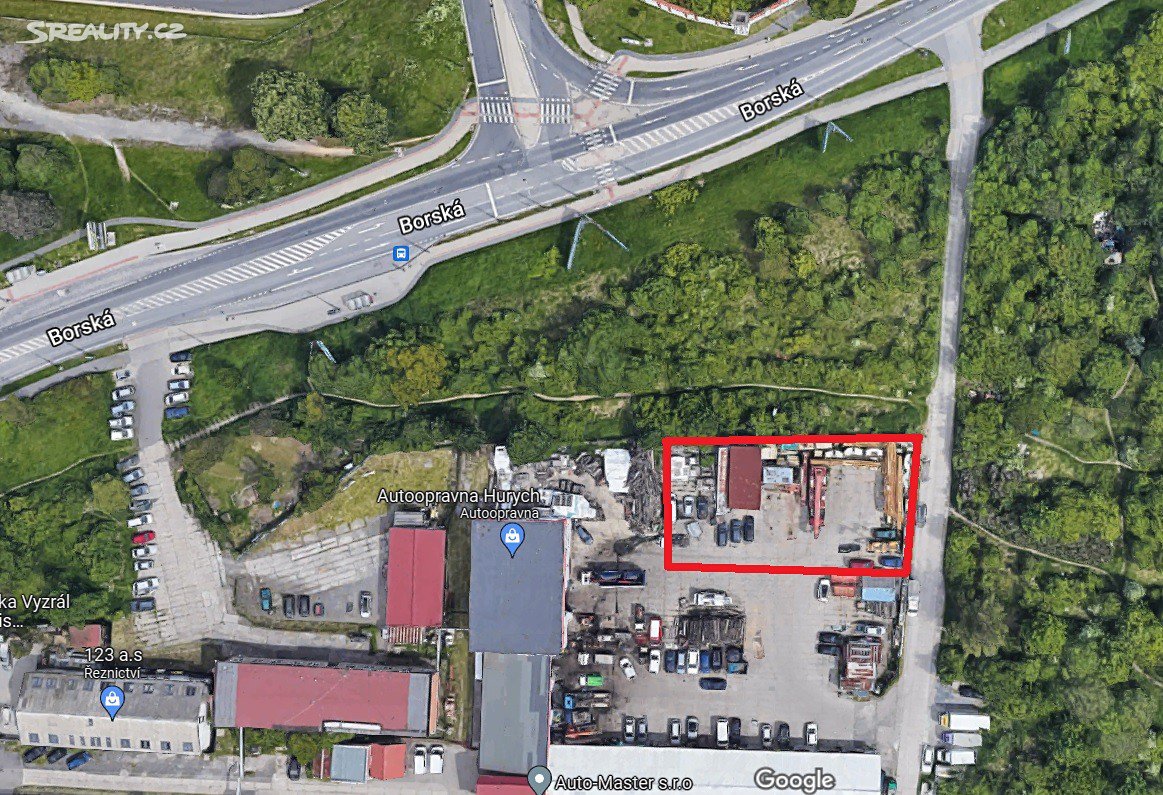 Pronájem komerčního pozemku, 1 000 m² Plzeň (okres Plzeň-město), Borská, obrázek 5