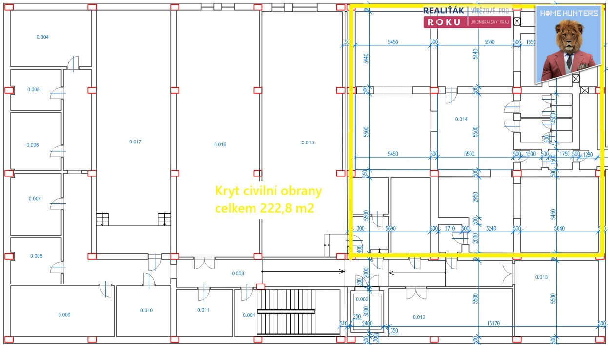 Půdorys 1.PP ořez - kryt CO