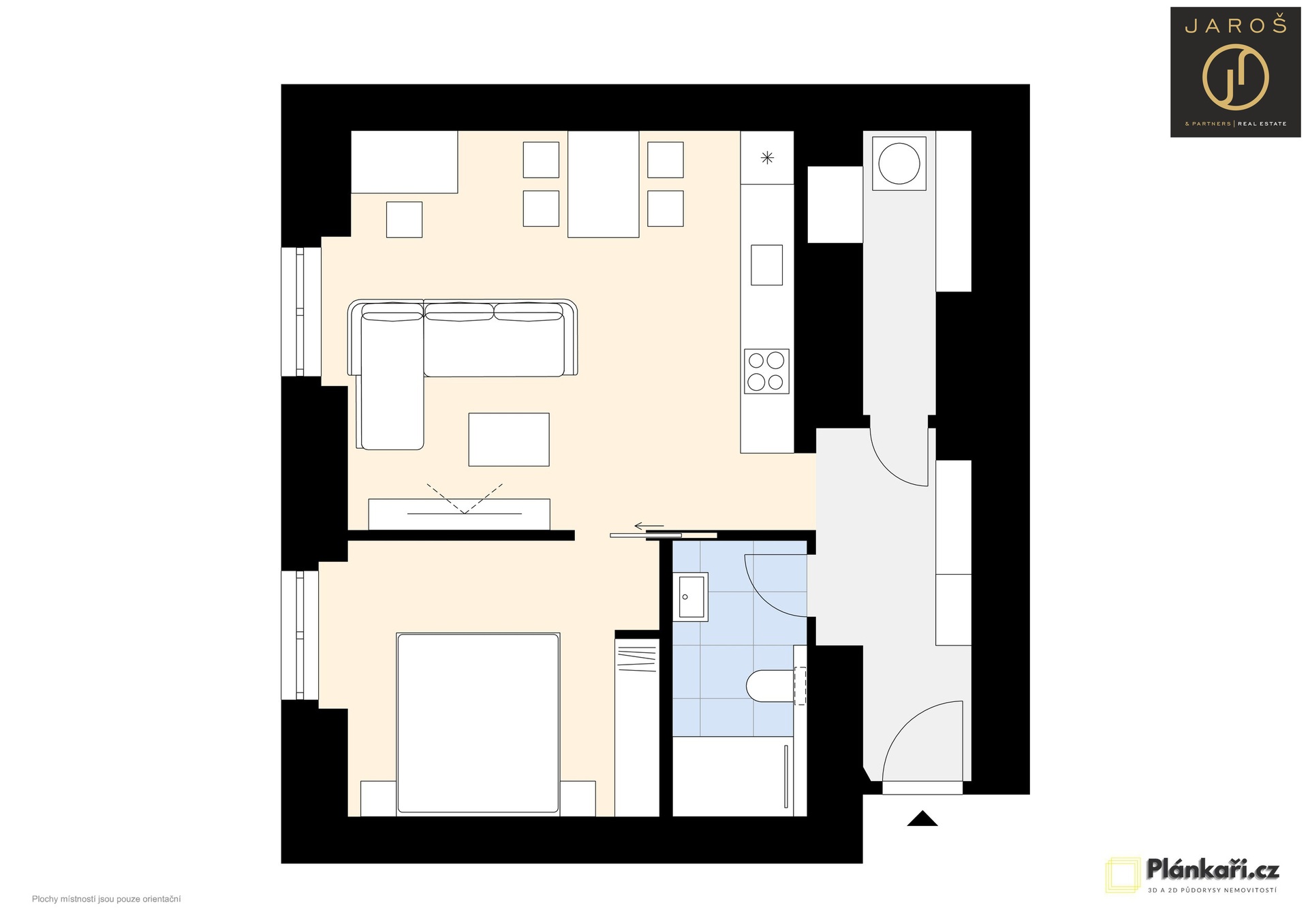 2D pud_Byt 2+kk Nusle