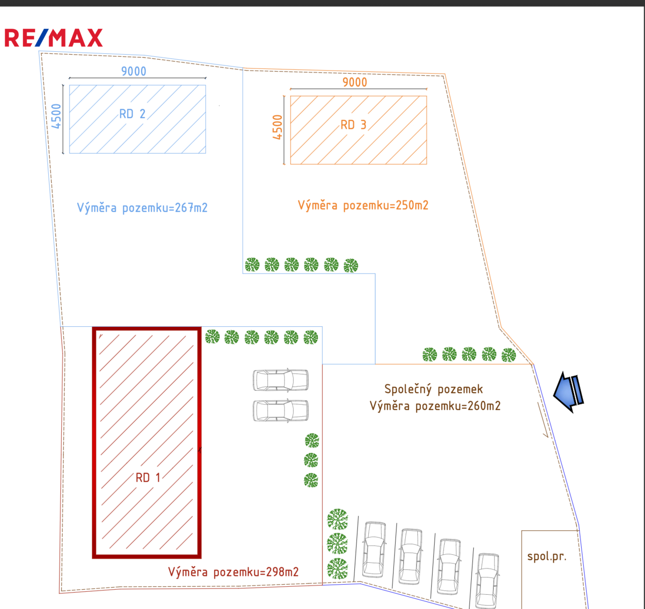 Možnost stavby i více domů