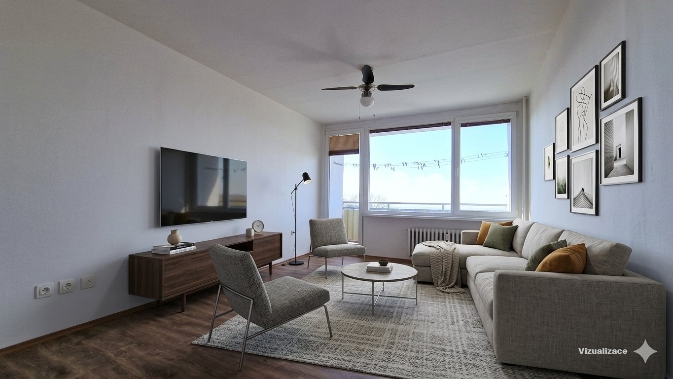 Obývák vizualizace