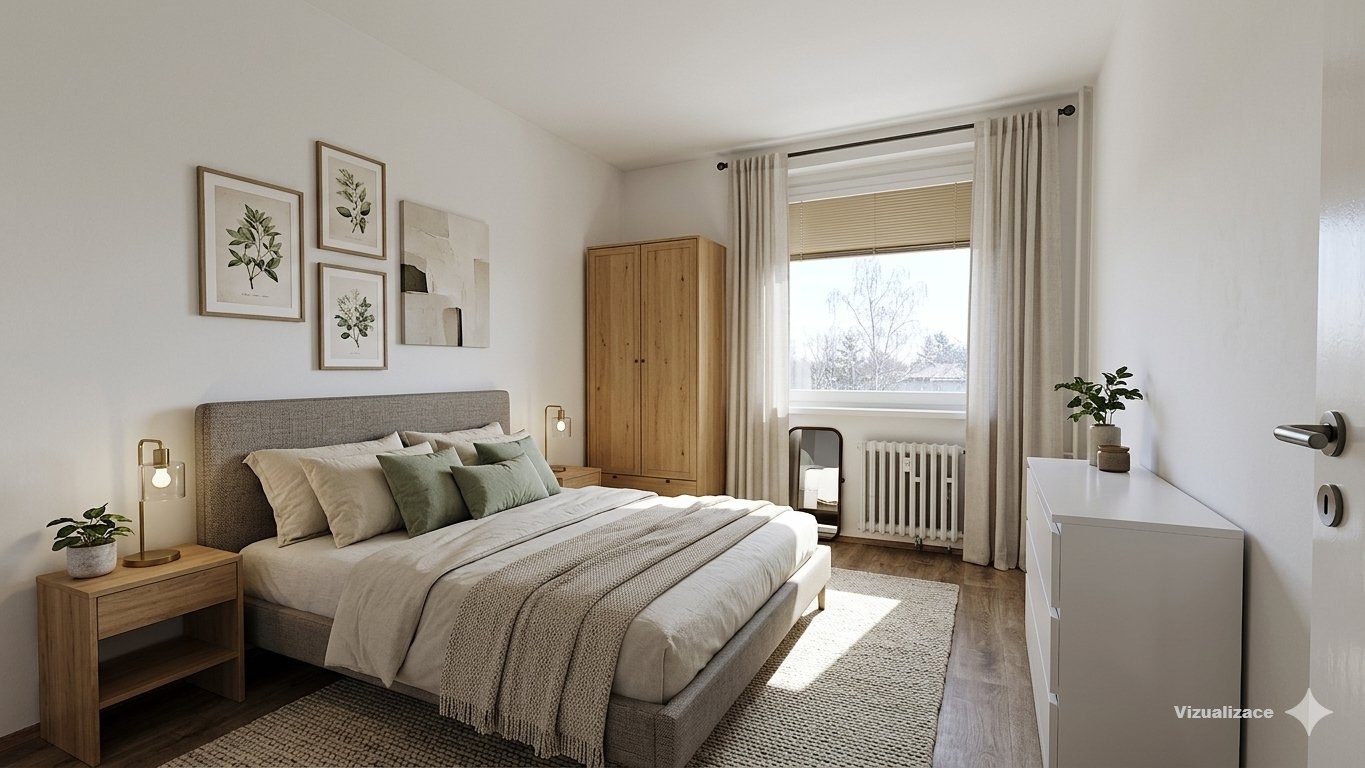 Ložnice vizualizace