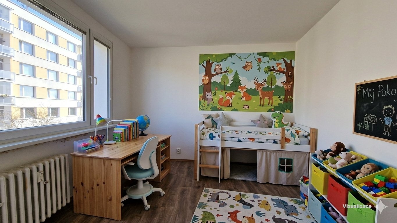 Dětský pokoj vizualizace