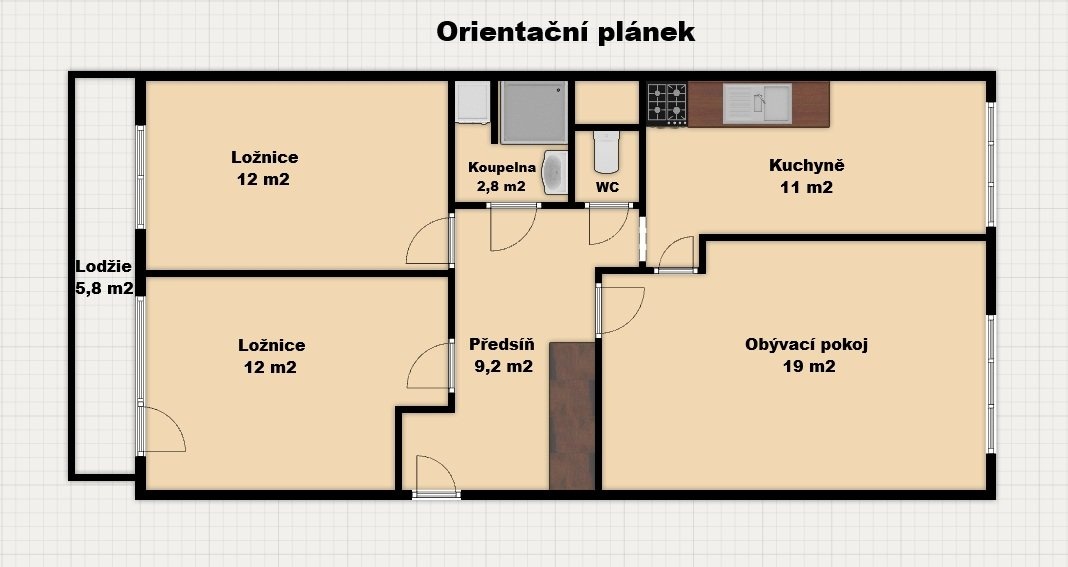 Orientační plánek